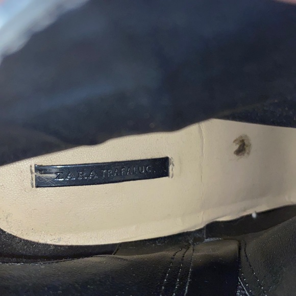 Zara lug chunky heel boots black - Picture 3 of 8